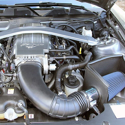 Ford Mustang GT Cold Air Intake Kit Powder Coated Chrome 2010