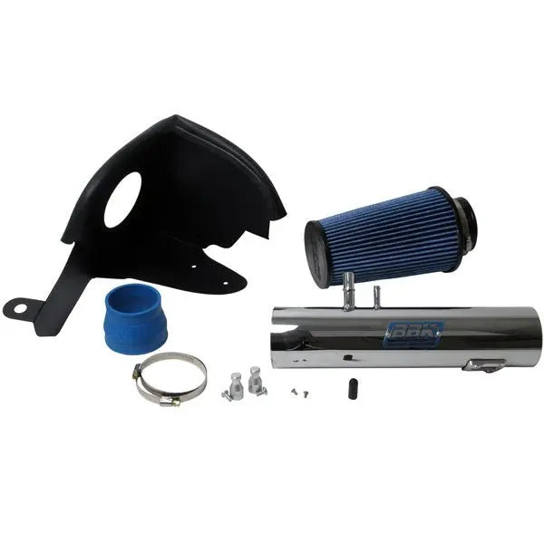 Ford Mustang V6 Cold Air Intake Kit Powder Coated Chrome 11-14