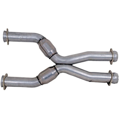 Ford Mustang Coyote 5.0 Swap High Flow Catted X-Pipe 87-04