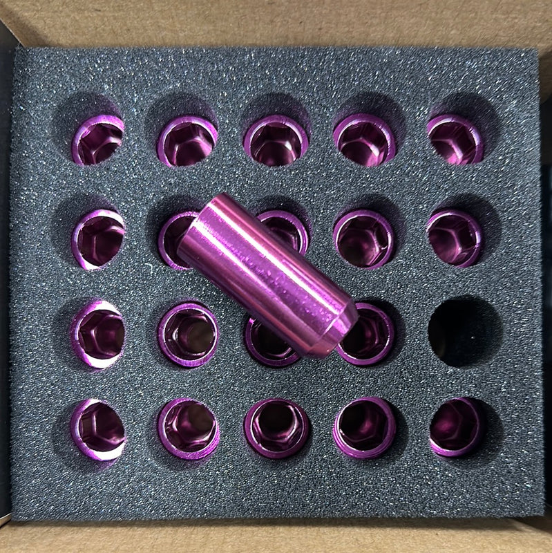 NNR Inner Hex Lug Nuts – 12x1.5 Thread Size – Pink Finish – Set