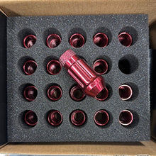NNR type D lug nuts 12x1.5 red NNR-LN-RDS1213RD
