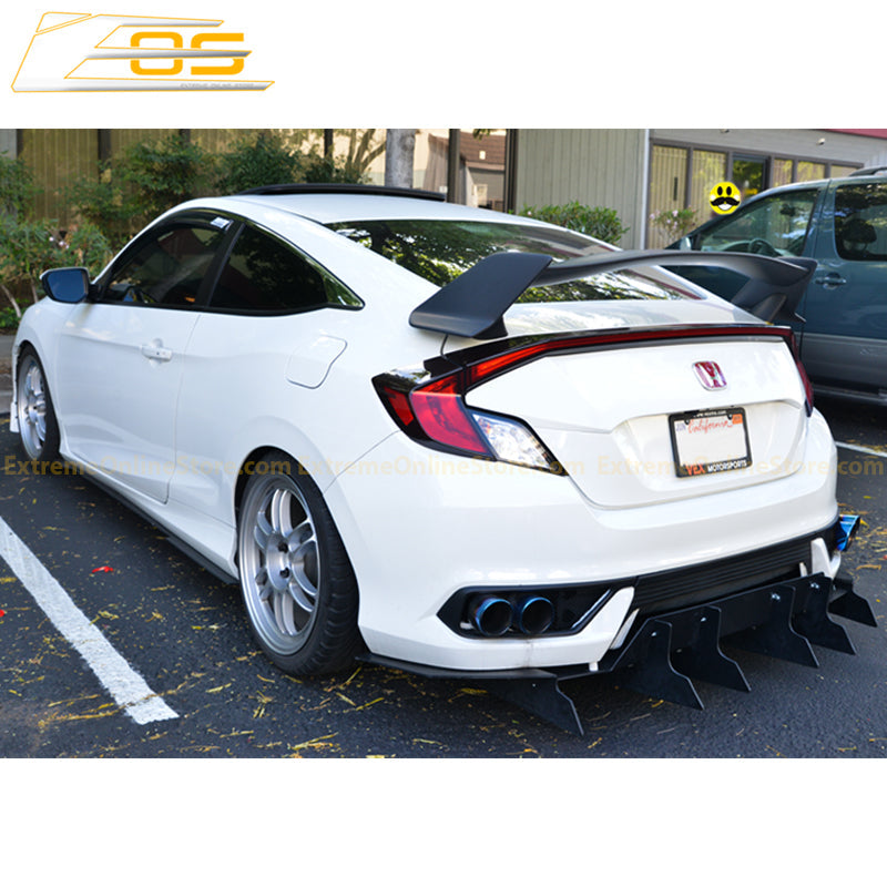 2016-20 Honda Civic Coupe Type R Conversion Rear Trunk Spoiler Kit