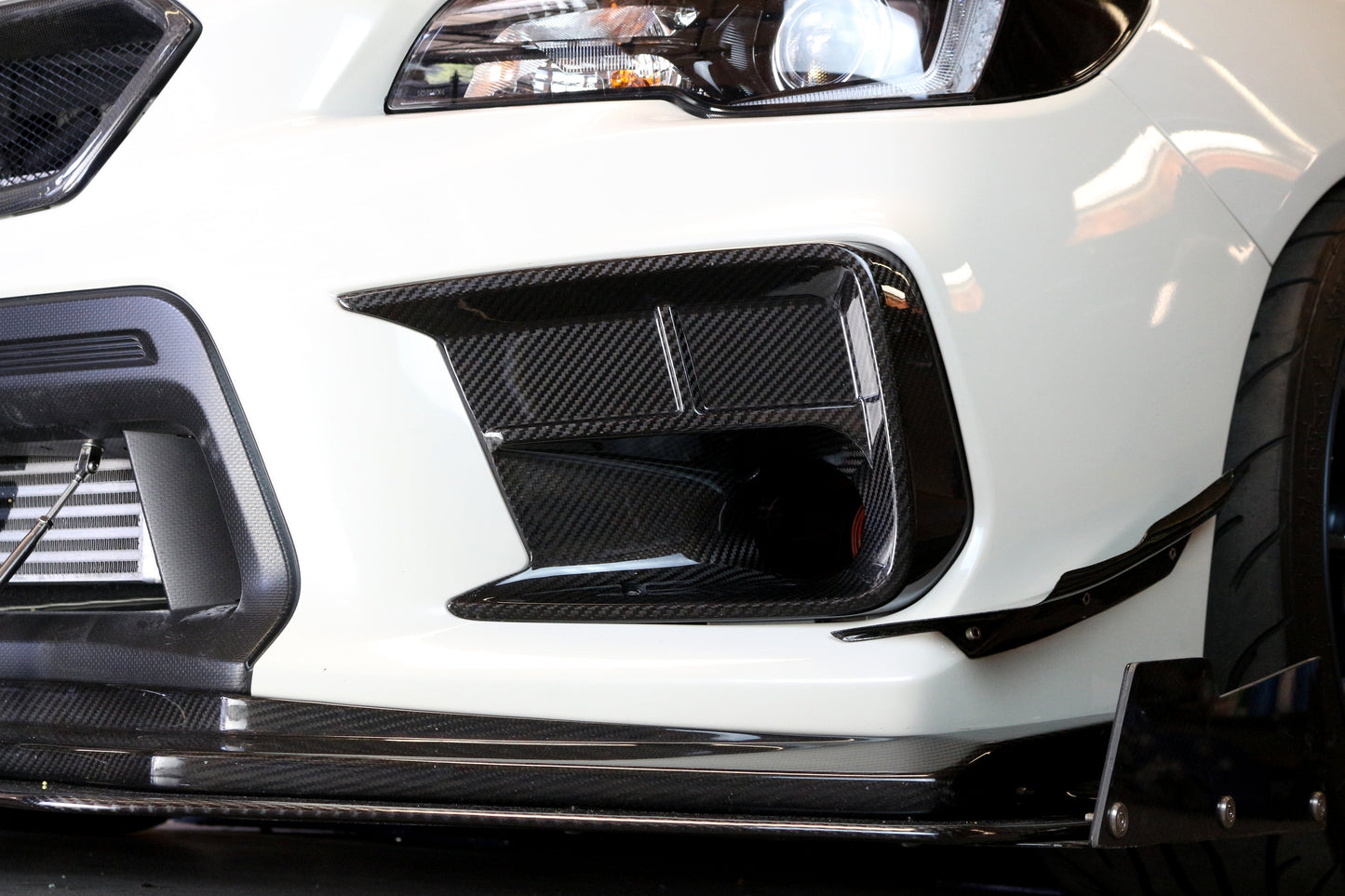 APR Performance Carbon Fiber Brake Cooling Kit Subaru STI 2018-2021