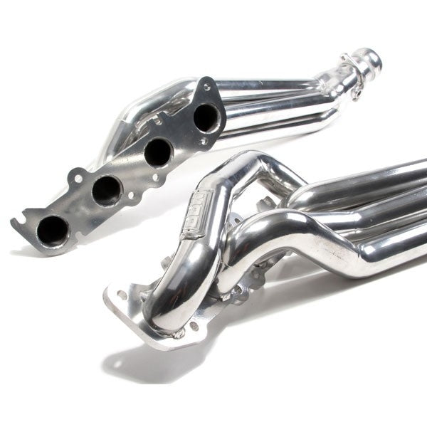 BBK 18560 1-7/8 Long Tube Headers Polished Silver Ceramic 11-23 Ford Mustang GT, 16-20 GT350 5.2