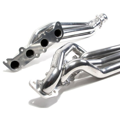 BBK 18560 1-7/8 Long Tube Headers Polished Silver Ceramic 11-23 Ford Mustang GT, 16-20 GT350 5.2