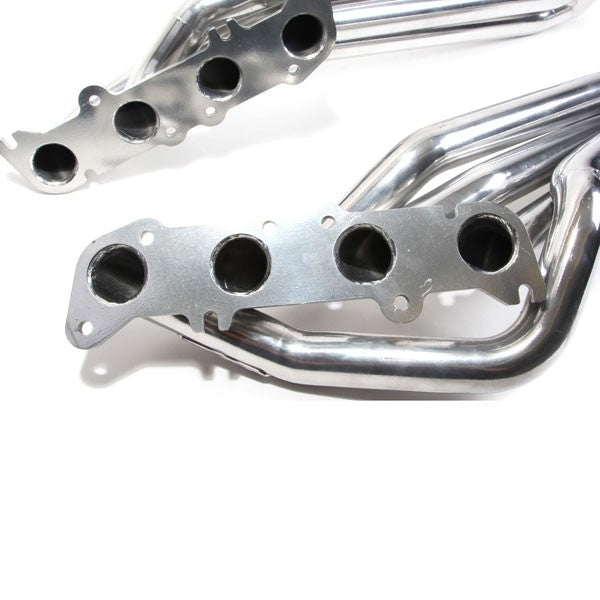 BBK 18560 1-7/8 Long Tube Headers Polished Silver Ceramic 11-23 Ford Mustang GT, 16-20 GT350 5.2