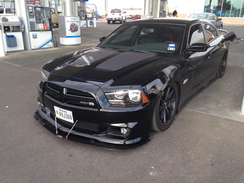 Dodge Charger SRT-8 Carbon Fiber Front Wind Splitter 2011 - 2014