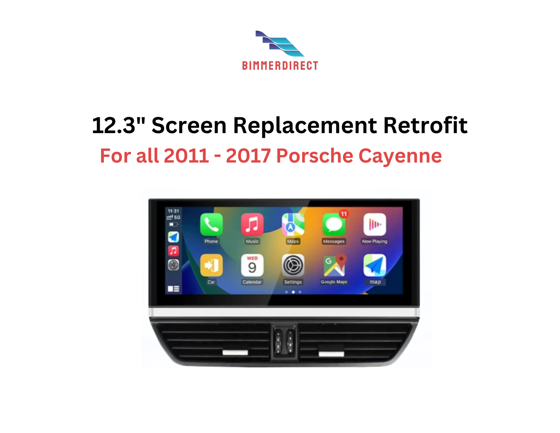 2011 - 2017 Porsche Modernization Kit (Newer Style Retrofit) Cayenne