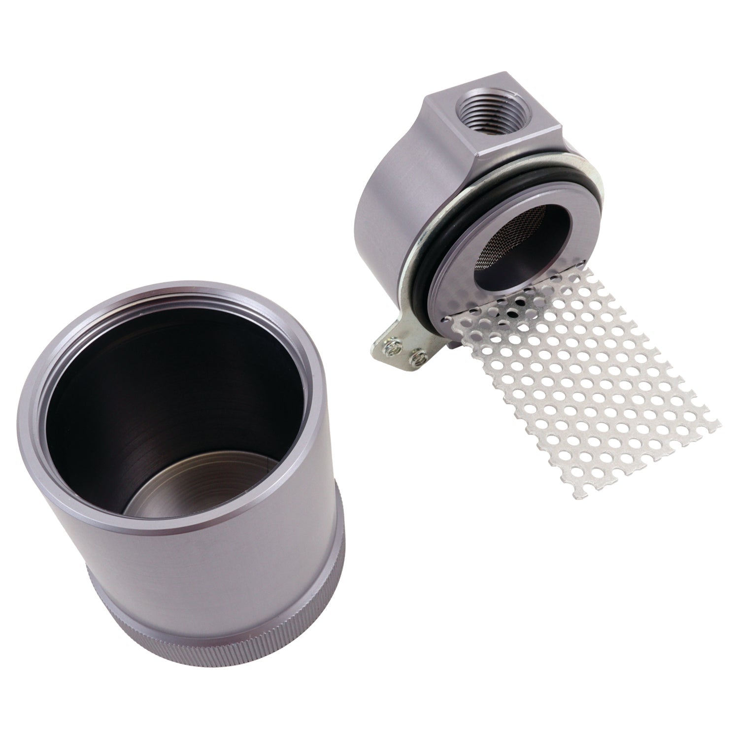 Ford Mustang GT 4.6 Oil Separator Kit With Billet Aluminum Catch Can 05-10