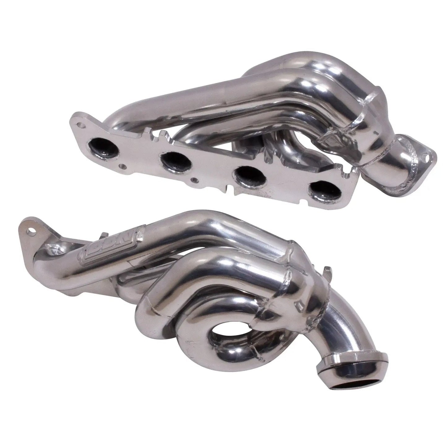 Ford F150 5.0 Coyote 1-3/4 Shorty Tuned Length Exhaust Headers Polished Silver Ceramic 11-14