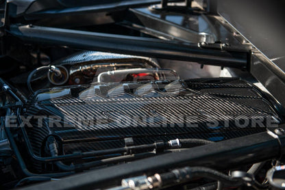 Corvette C8 Coupe Carbon Fiber Engine Cover With Bay Panel Insert