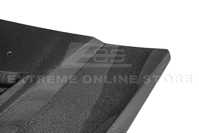 2009-15 Cadillac CTS-V Carbon Fiber Middle Vented Front Bumper Hood