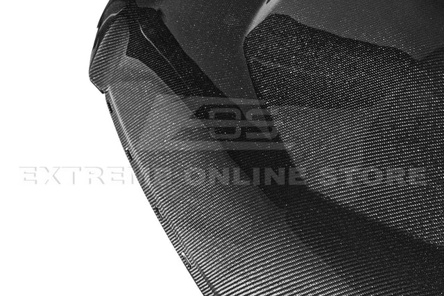 2009-15 Cadillac CTS-V Carbon Fiber Middle Vented Front Bumper Hood