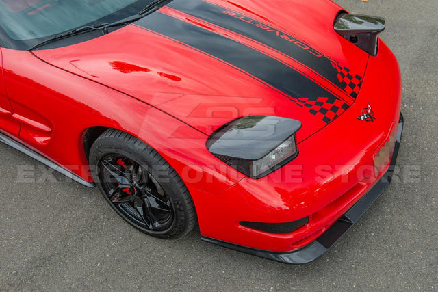 Chevrolet Corvette C5 Carbon Fiber Front Headlight Covers