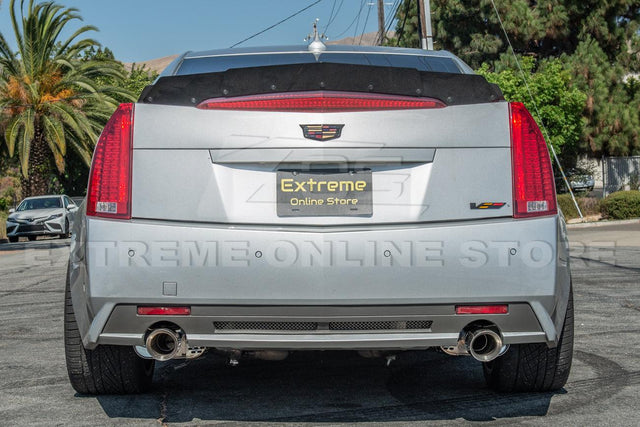 2009-2015 Cadillac CTS-V Sedan Stainless Steel Axle Back Dual Tips Exhaust