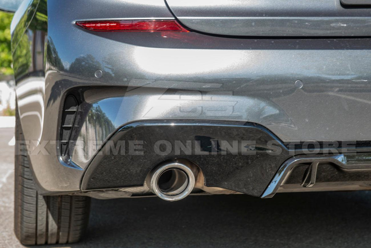 2019-Up BMW G20 3-Series M-Performance Rear Bumper Diffuser