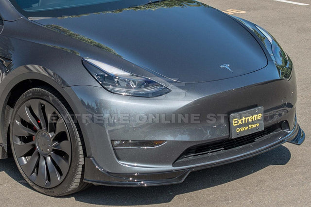 2020-Up Tesla Model Y Front Splitter Lip & Side Skirt