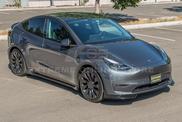 2020-Up Tesla Model Y Front Splitter Lip & Side Skirt