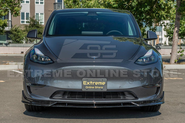 2020-Up Tesla Model Y Front Splitter Lip & Side Skirt