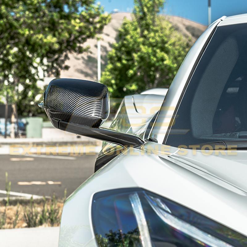 Corvette C8 Carbon Fiber Upper Mirror Covers