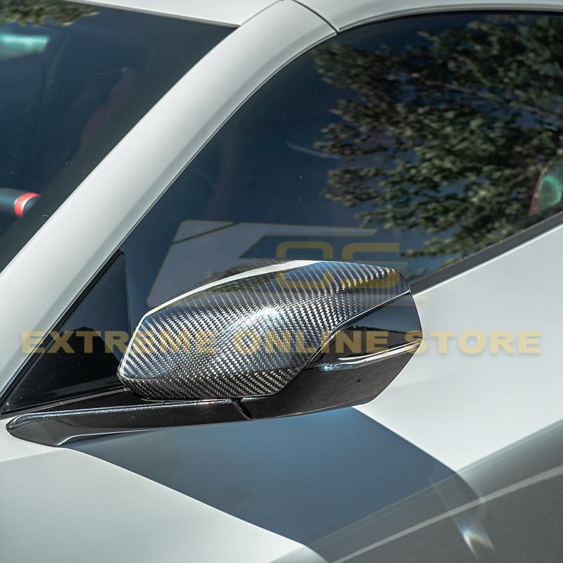 Corvette C8 Carbon Fiber Upper Mirror Covers