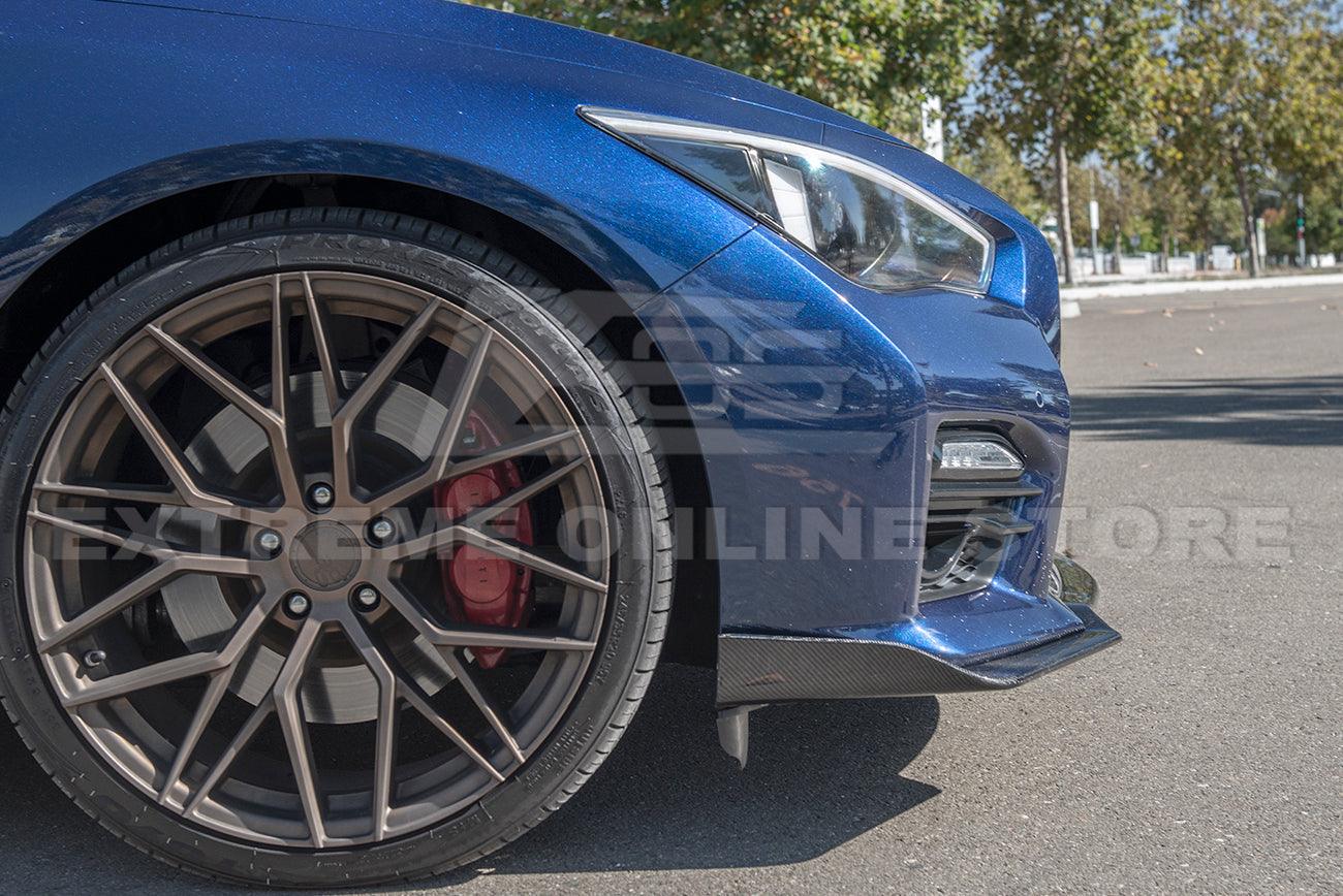 2014-17 Infiniti Q50 Sport Carbon Fiber Front Bumper Lip Splitter
