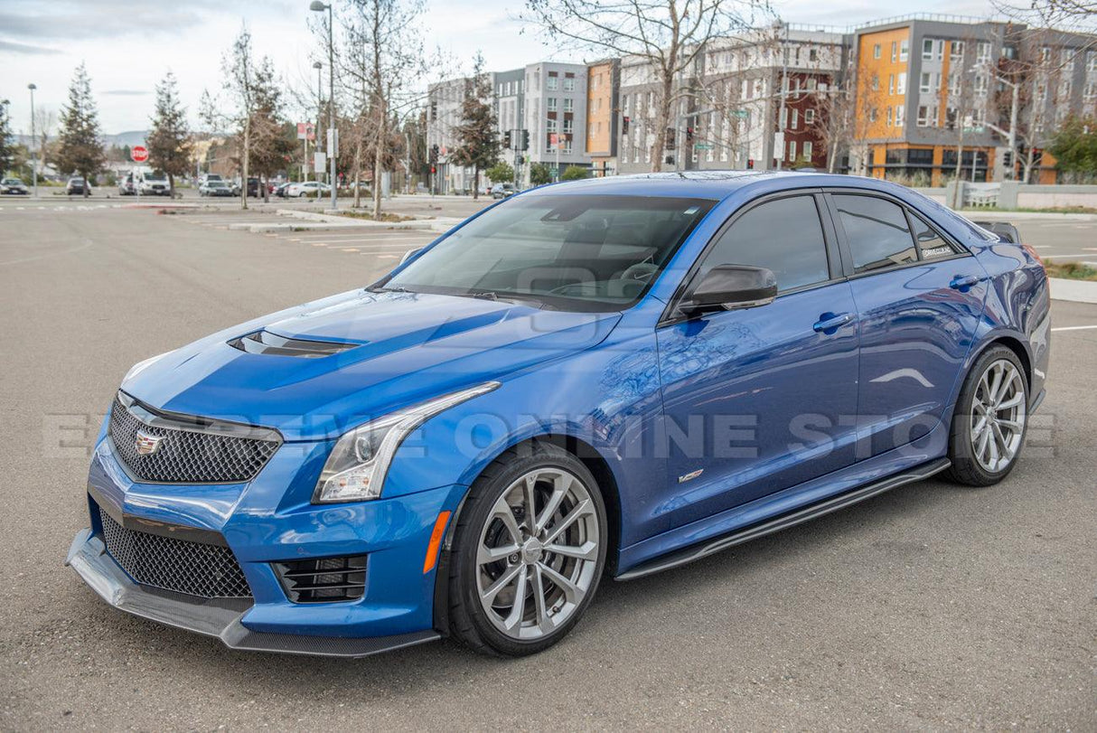 2016-19 Cadillac ATS ATS-V Sedan Carbon Fiber Mirror Covers