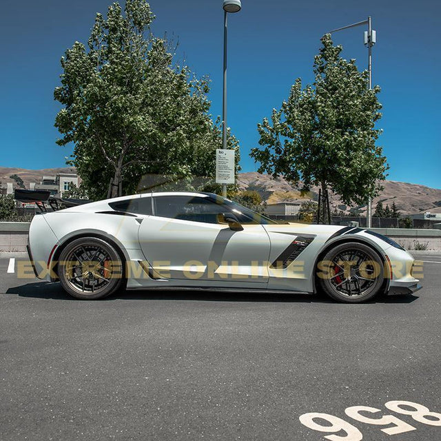 Corvette C7 Stage 2.5 ZR1 Conversion Extended Front Splitter