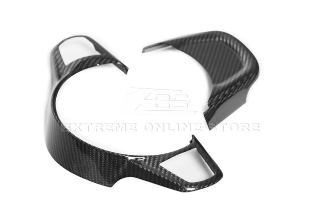 2020-Up Toyota Supra Carbon Fiber Steering Wheel Trim Cover