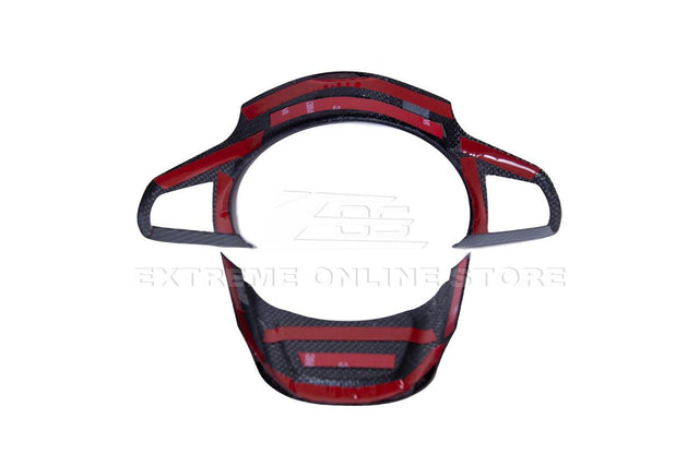 2020-Up Toyota Supra Carbon Fiber Steering Wheel Trim Cover