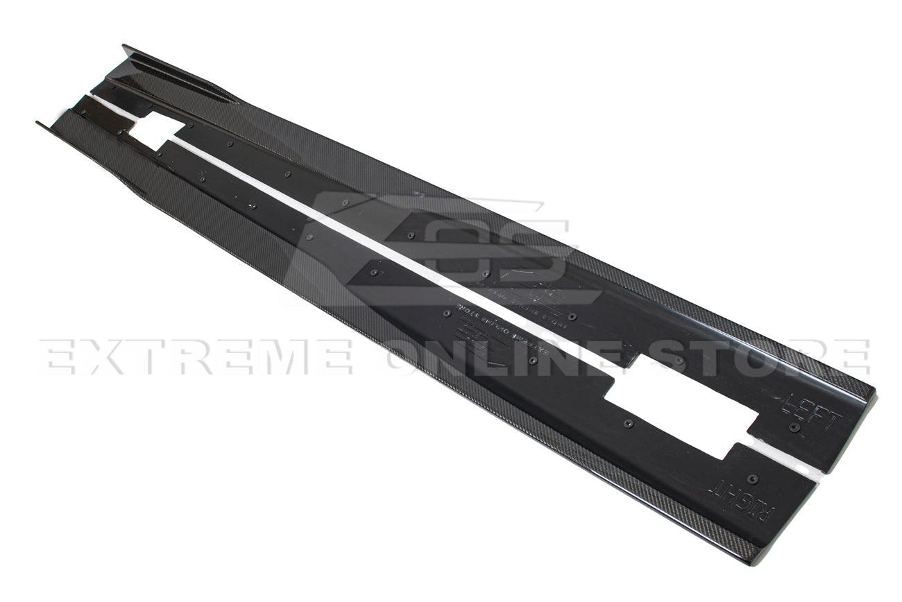 2008-09 Pontiac G8 Carbon Fiber Front Splitter & Side Skirts