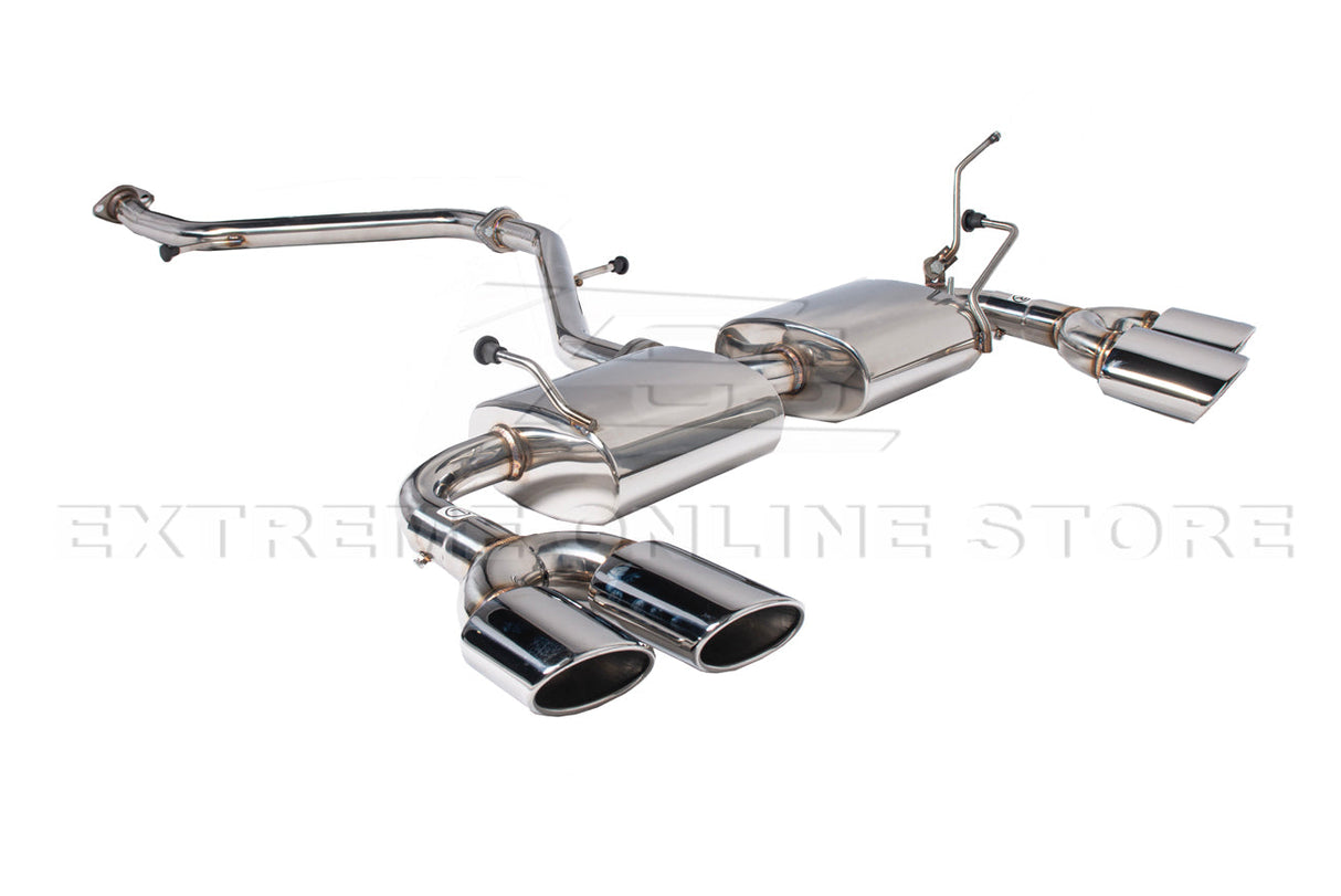 2019-Present Toyota Corolla Hatchback Quad Tips Cat Back Exhaust