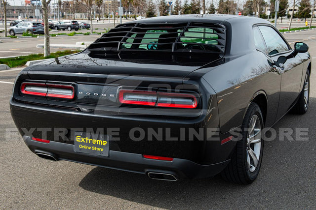 2008+ Dodge Challenger Rear Window Louver Sun Shade Cover