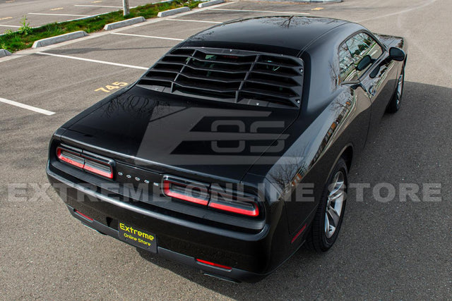 2008+ Dodge Challenger Rear Window Louver Sun Shade Cover