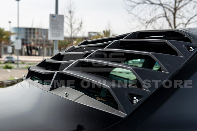 2008+ Dodge Challenger Rear Window Louver Sun Shade Cover