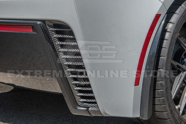 Corvette C7 Carbon Fiber Replacement Rear Diffuser Vent