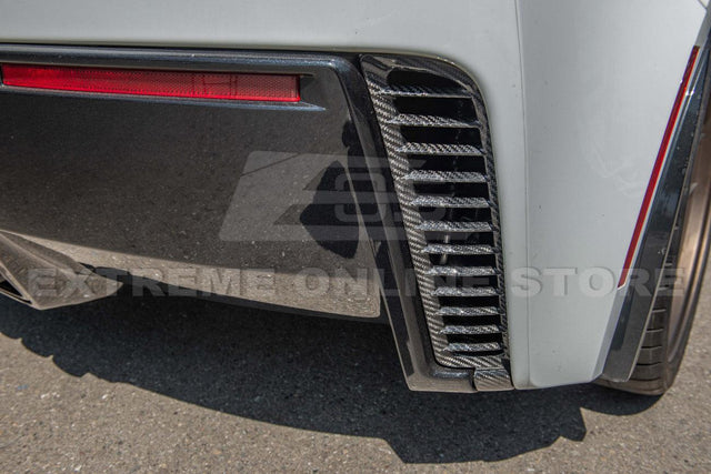 Corvette C7 Carbon Fiber Replacement Rear Diffuser Vent