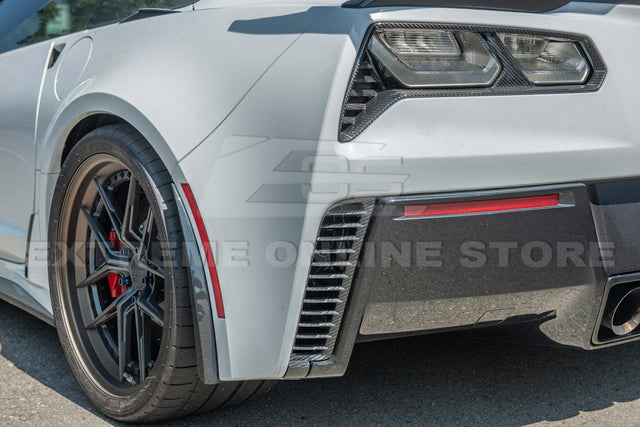 Corvette C7 Carbon Fiber Replacement Rear Diffuser Vent