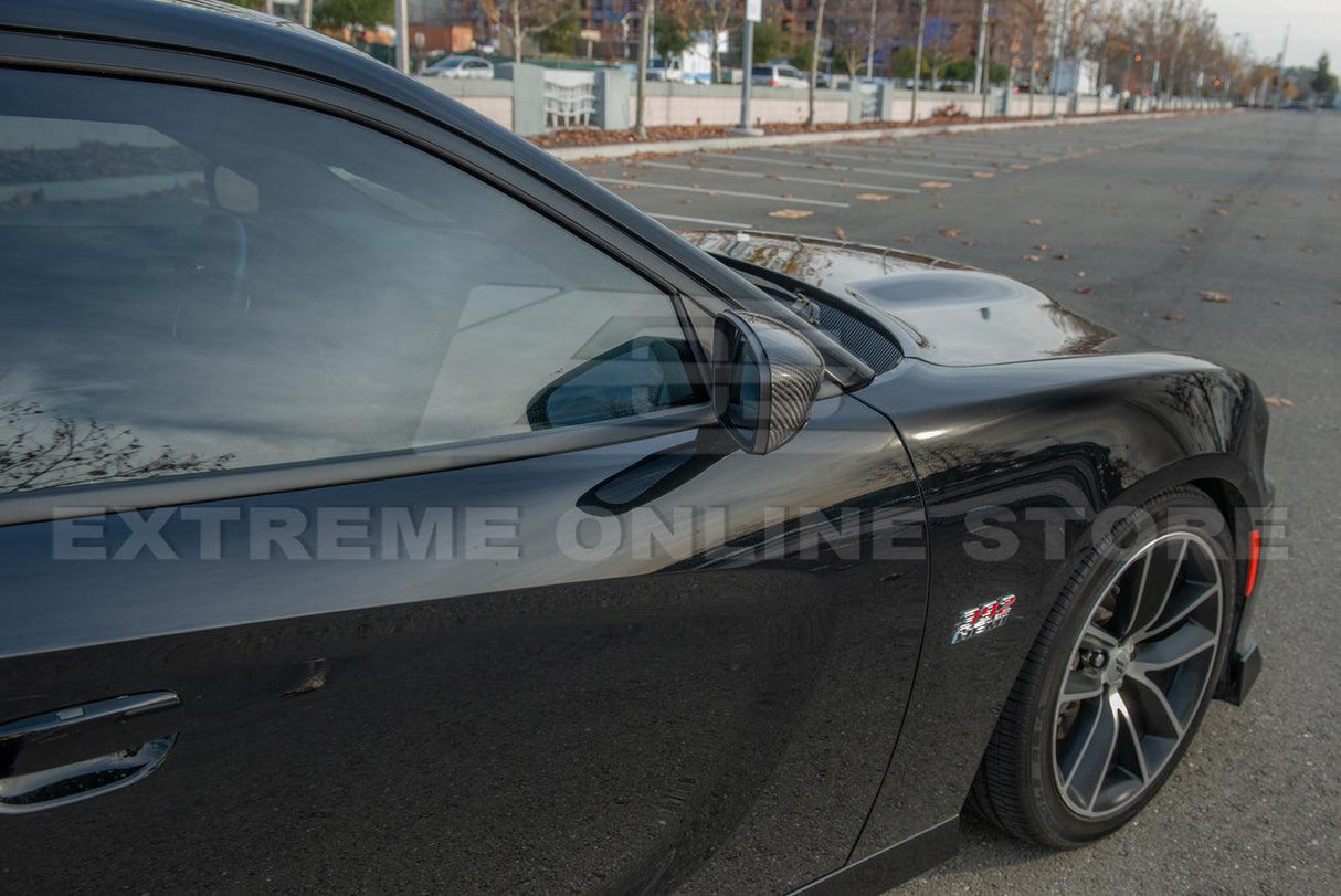 2011-Up Dodge Charger Carbon Fiber Side Mirror Covers