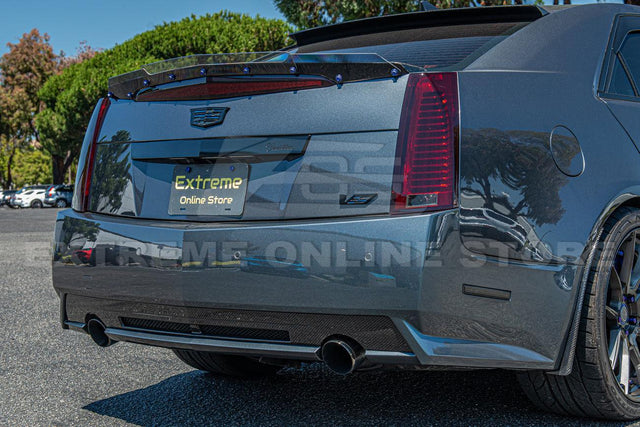 2009-15 Cadillac CTS Sedan Carbon Fiber Rear Diffuser