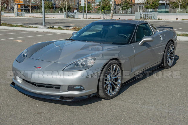 Corvette C6 Base | ZR1 Conversion Front Splitter Lip & Side Skirts Rocker Panels