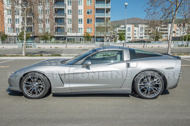 Corvette C6 Base | ZR1 Conversion Front Splitter Lip & Side Skirts Rocker Panels