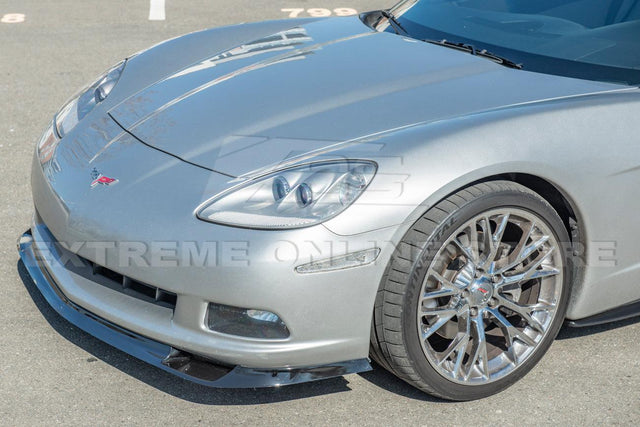 Corvette C6 Base | ZR1 Conversion Front Splitter Lip & Side Skirts Rocker Panels