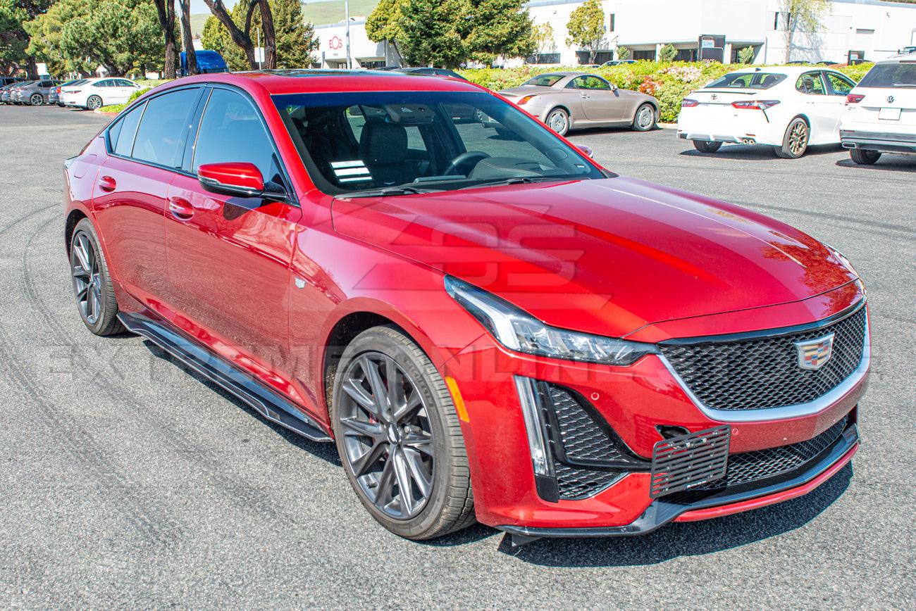 2020-Up Cadillac CT5-V | CT5 Sport Carbon Side Skirts Rocker Panel