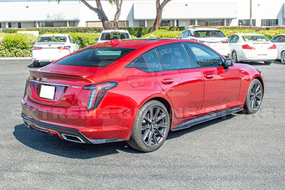 2020-Up Cadillac CT5-V | CT5 Sport Carbon Side Skirts Rocker Panel