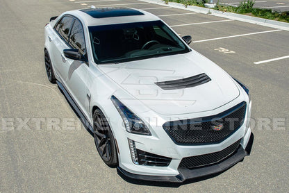 2016-19 Cadillac CTS-V Carbon Fiber Front Splitter & Side Wheel