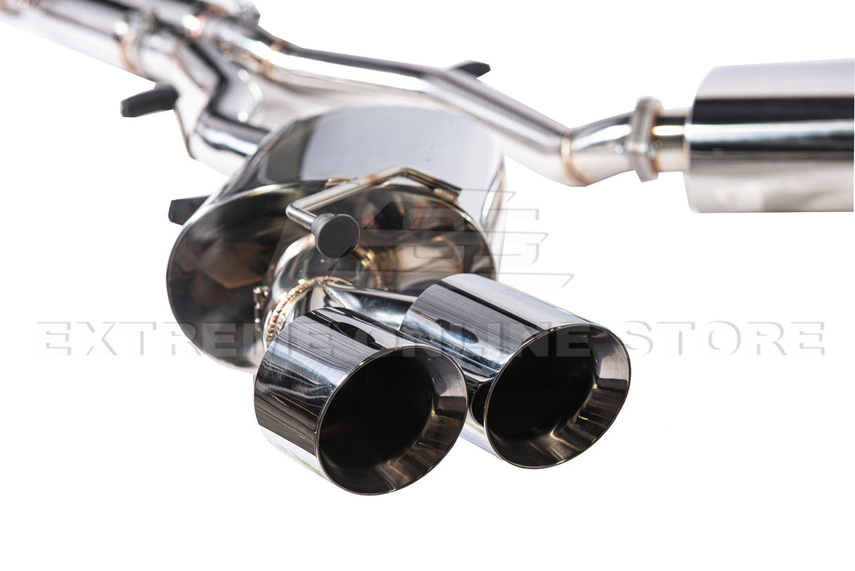 2016-PRESENT CHEVROLET CAMARO V8 COUPE QUAD TIPS CAT BACK EXHAUST