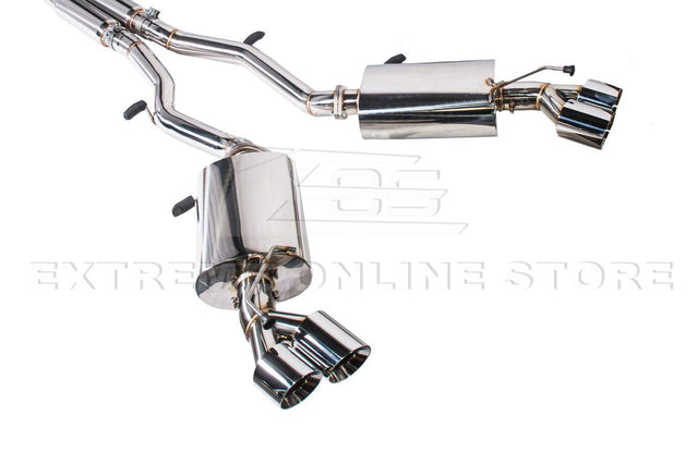 2016-PRESENT CHEVROLET CAMARO V8 COUPE QUAD TIPS CAT BACK EXHAUST