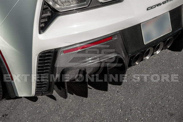 Chevrolet Corvette C7 Add On Rear Bumper Diffuser