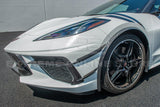 Corvette C8 Carbon Fiber Side Canards Dive Plane